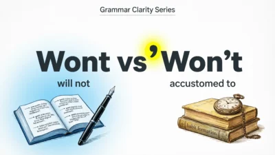 Wont or Won't