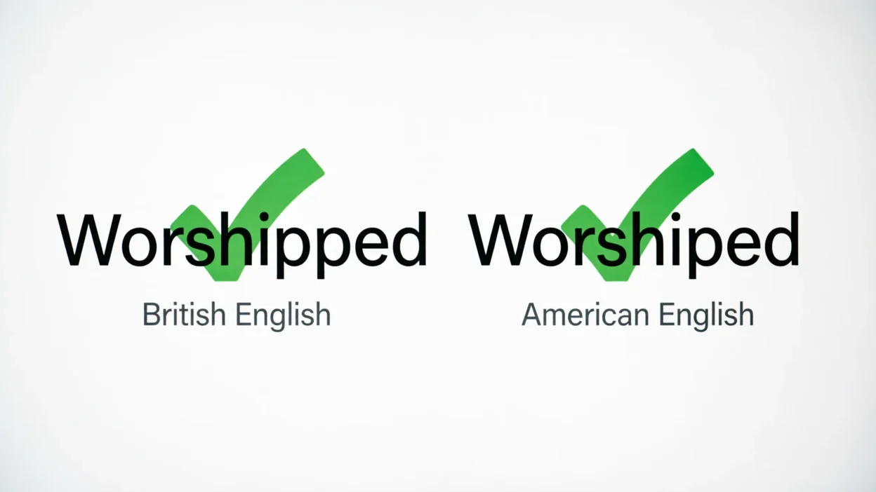 Worshipped or Worshiped
