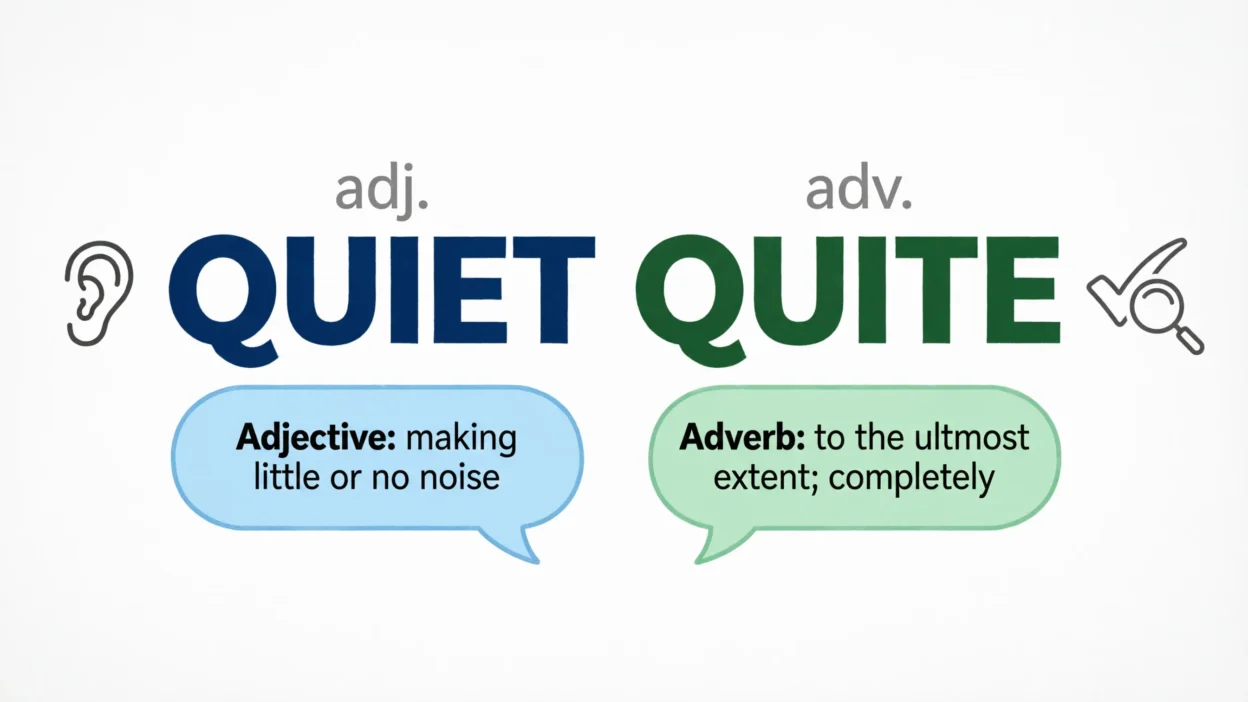 Quiet or Quite
