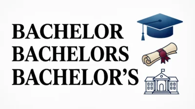 Bachelor or Bachelors
