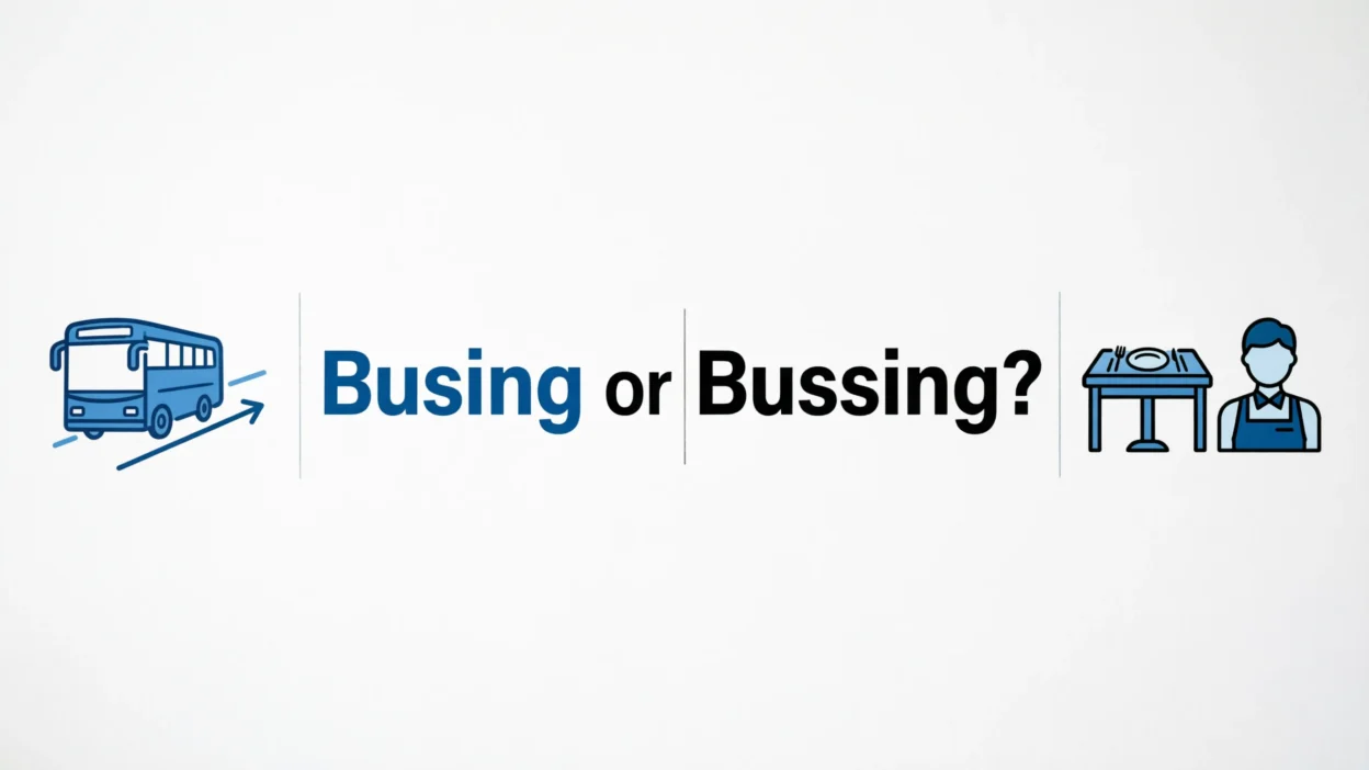 Busing or Bussing