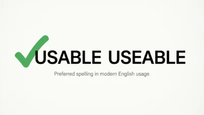Useable or Usable