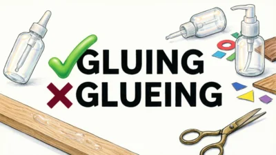 Gluing or Glueing