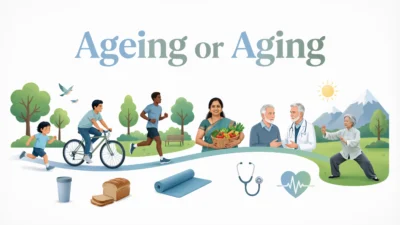 Aging or Ageing