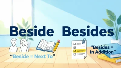 Beside or Besides